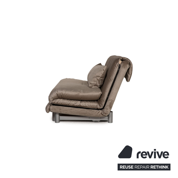 ligne roset Multy stof driezits zilvergrijs bank bankstel slaapbank functie nieuwe bekleding