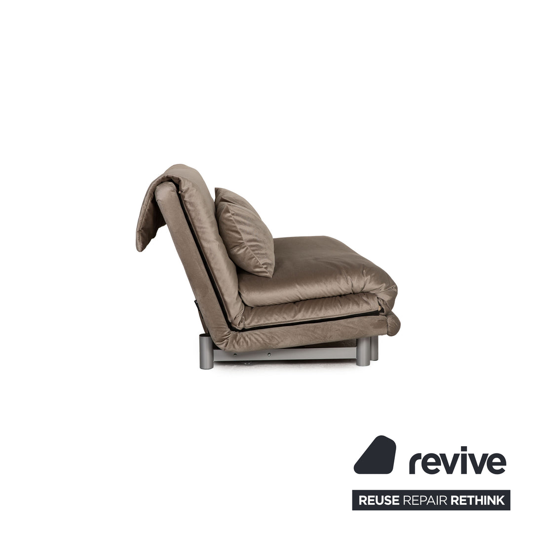 ligne roset Multy stof driezits zilvergrijs bank bankstel slaapbank functie nieuwe bekleding