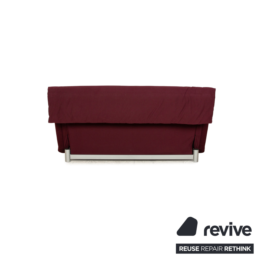 Ligne roset Multy tissu 3 places violet fonction manuelle fonction sommeil canapé canapé convertible