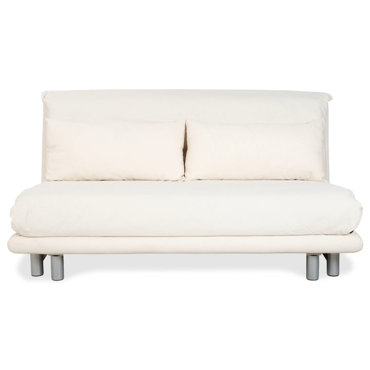 Ligne Roset Multy Stoff Dreisitzer Weiß Creme Schlafsofa Neubezug