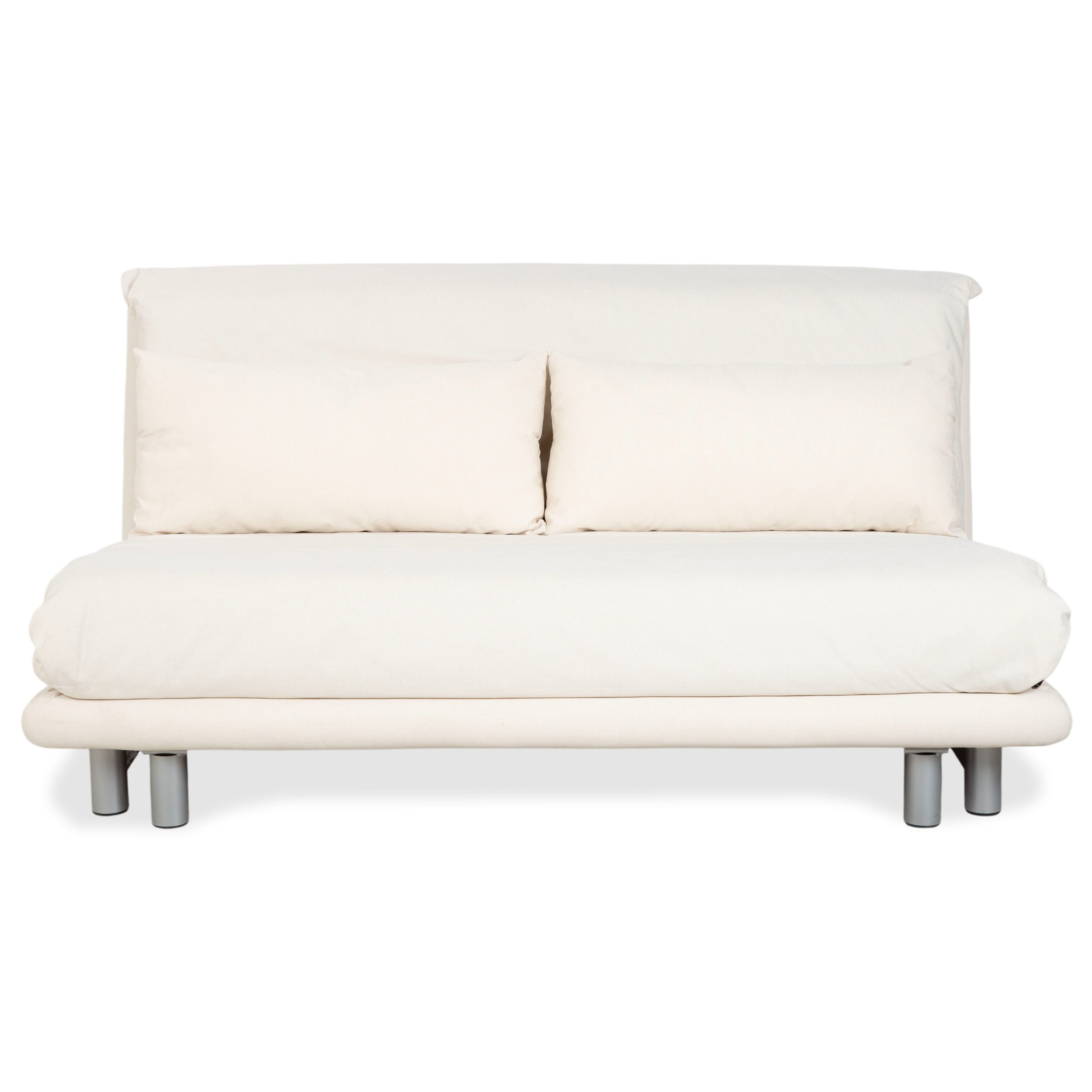 Ligne Roset Multy Tissu Canapé convertible trois places blanc cassé Retapissé