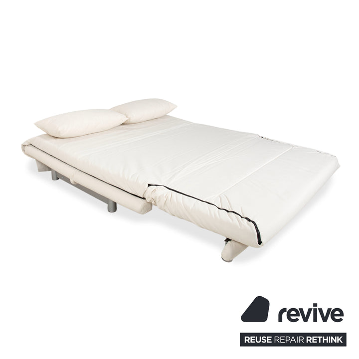Ligne Roset Multy Stoff Dreisitzer Weiß Creme Schlafsofa Neubezug