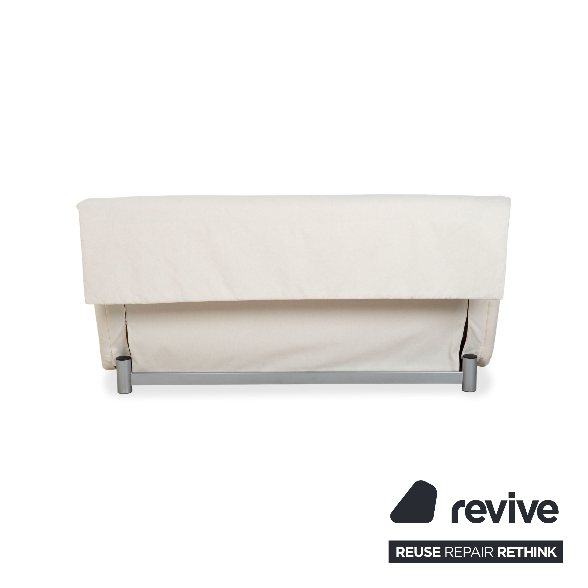 Ligne Roset Multy Tissu Canapé convertible trois places blanc cassé Retapissé