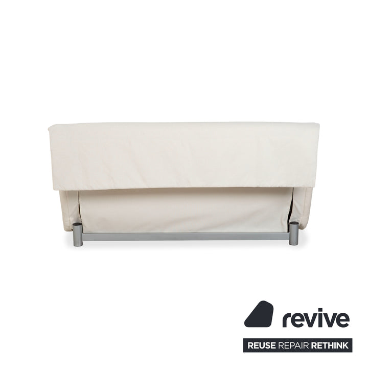 Ligne Roset Multy Stoff Dreisitzer Weiß Creme Schlafsofa Neubezug