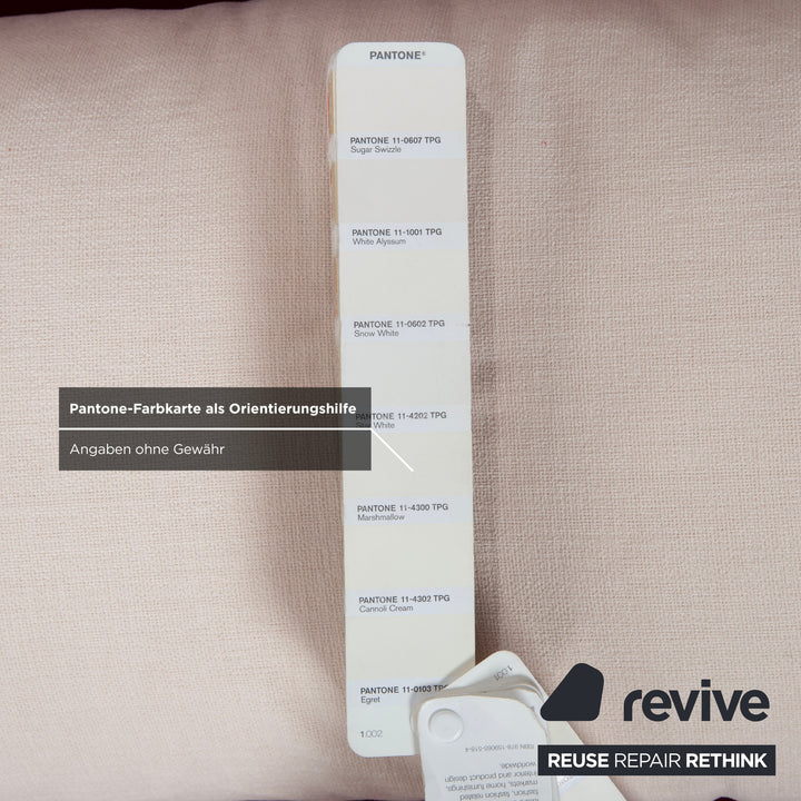 Ligne Roset Multy Tissu Rouge Blanc Crème Canapé Trois Places Fonction Manuelle Canapé-lit Nouvelle Housse