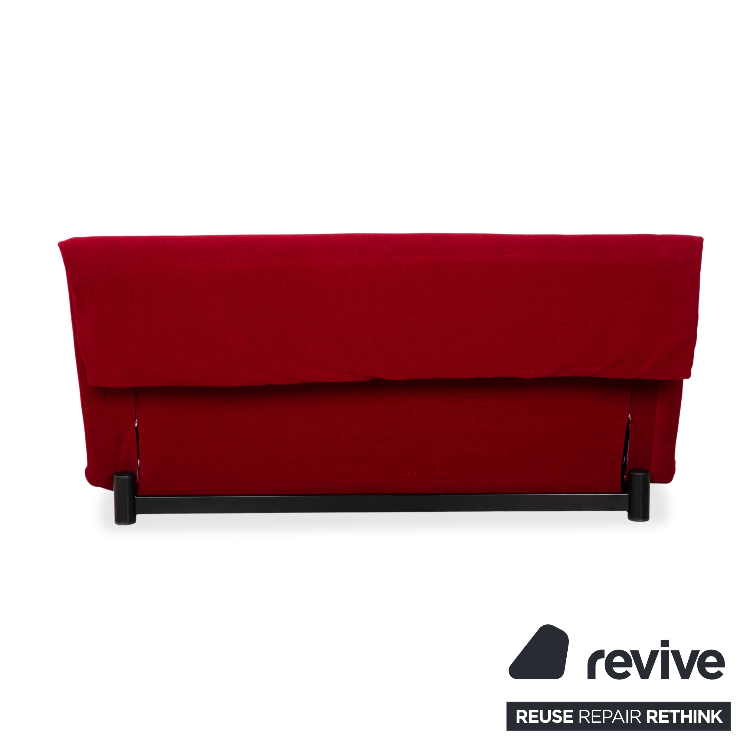Ligne Roset Multy Tissu Rouge Blanc Crème Canapé Trois Places Fonction Manuelle Canapé-lit Nouvelle Housse