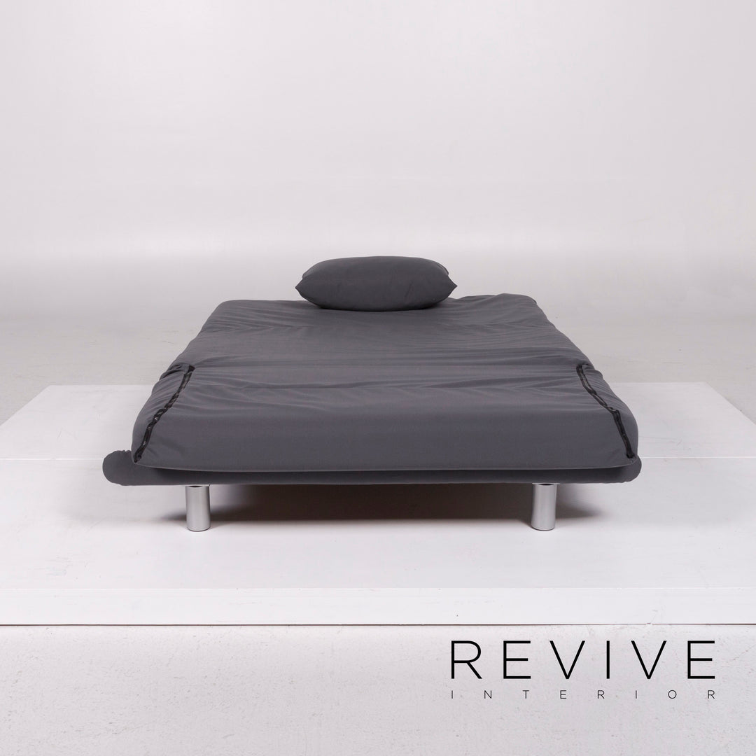 ligne roset Multy stoffen slaapbank antraciet grijs bank 1,5-zits tweezitsfunctie slaapfunctie bank #10129