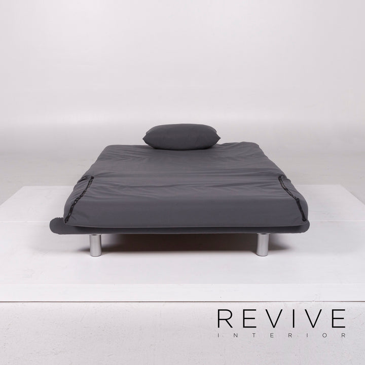 ligne roset Multy stoffen slaapbank antraciet grijs bank 1,5-zits tweezitsfunctie slaapfunctie bank #10129