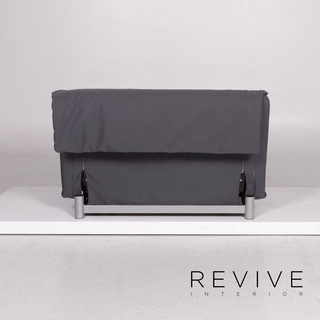 ligne roset Multy stoffen slaapbank antraciet grijs bank 1,5-zits tweezitsfunctie slaapfunctie bank #10129