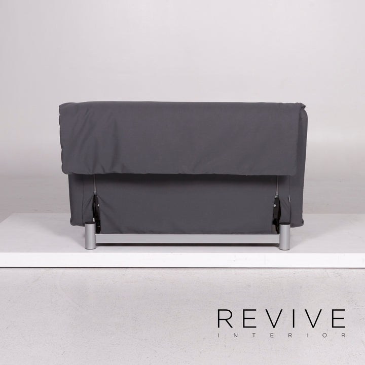 ligne roset Multy stoffen slaapbank antraciet grijs bank 1,5-zits tweezitsfunctie slaapfunctie bank #10129