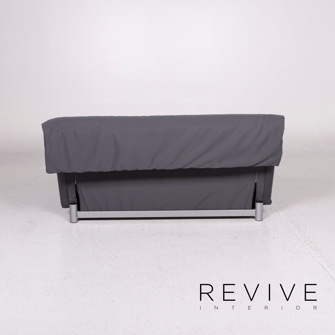 Canapé convertible en tissu Ligne Roset Multy gris anthracite canapé trois places fonction couchage canapé housse neuve
