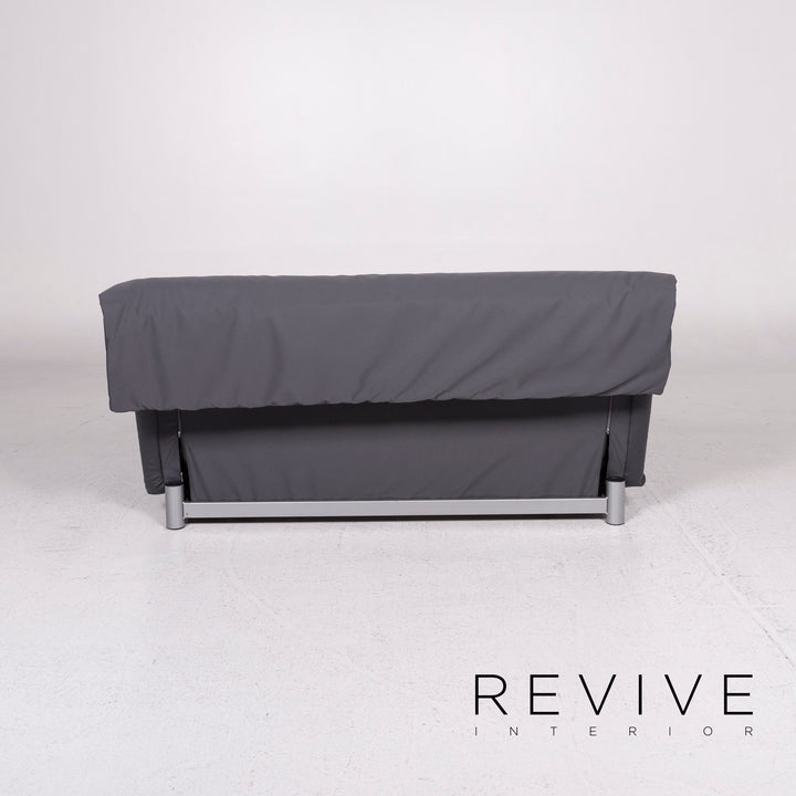 Canapé convertible en tissu Ligne Roset Multy gris anthracite canapé trois places fonction couchage canapé housse neuve