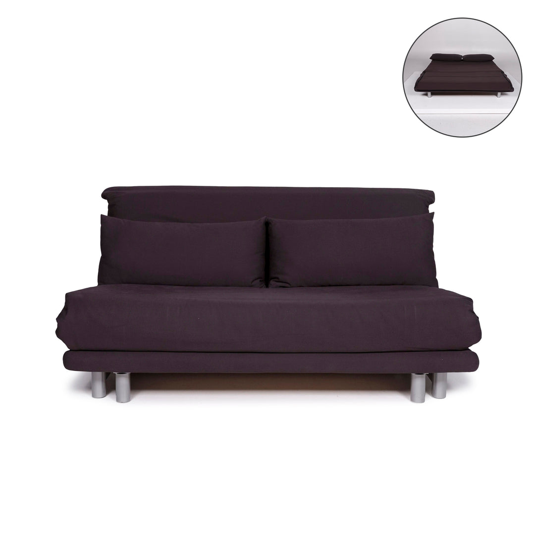 Ligne roset Multy tissu canapé lit trois places anthracite fonction sommeil canapé #11580