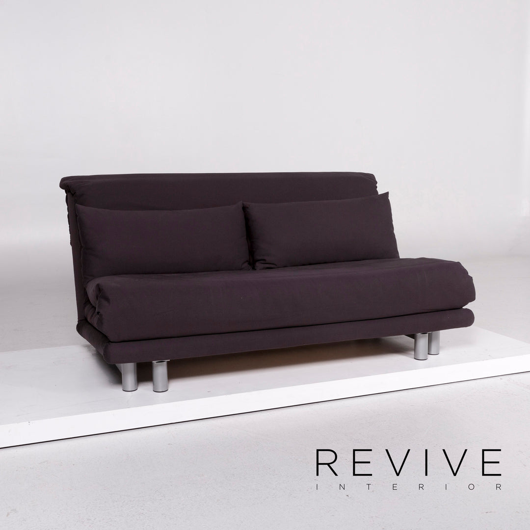 Ligne roset Multy tissu canapé lit trois places anthracite fonction sommeil canapé #11580