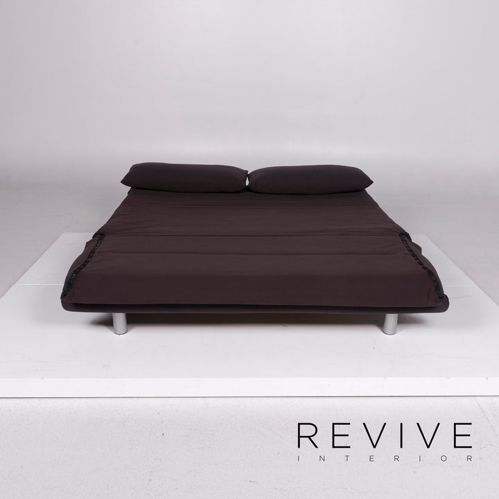 Ligne roset Multy tissu canapé lit trois places anthracite fonction sommeil canapé #11580