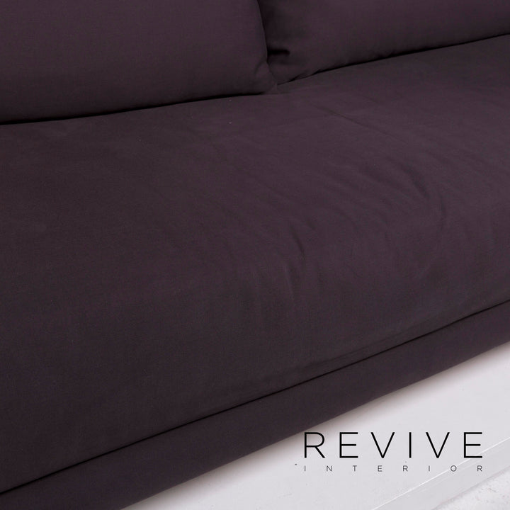 Ligne roset Multy tissu canapé lit trois places anthracite fonction sommeil canapé #11580