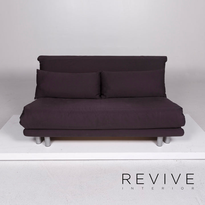 Ligne roset Multy tissu canapé lit trois places anthracite fonction sommeil canapé #11580