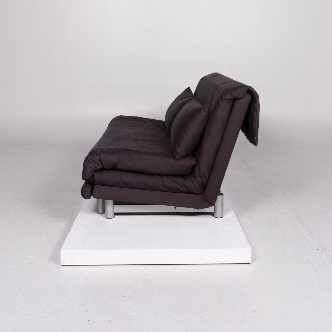 Ligne roset Multy tissu canapé lit trois places anthracite fonction sommeil canapé #11580
