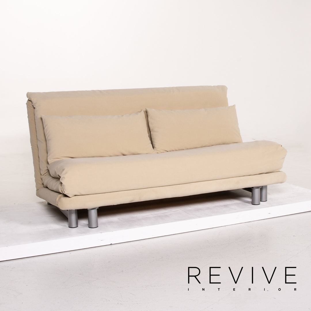 ligne roset Multy fabric sofa bed beige three-seater sofa function sleeping function couch #14142