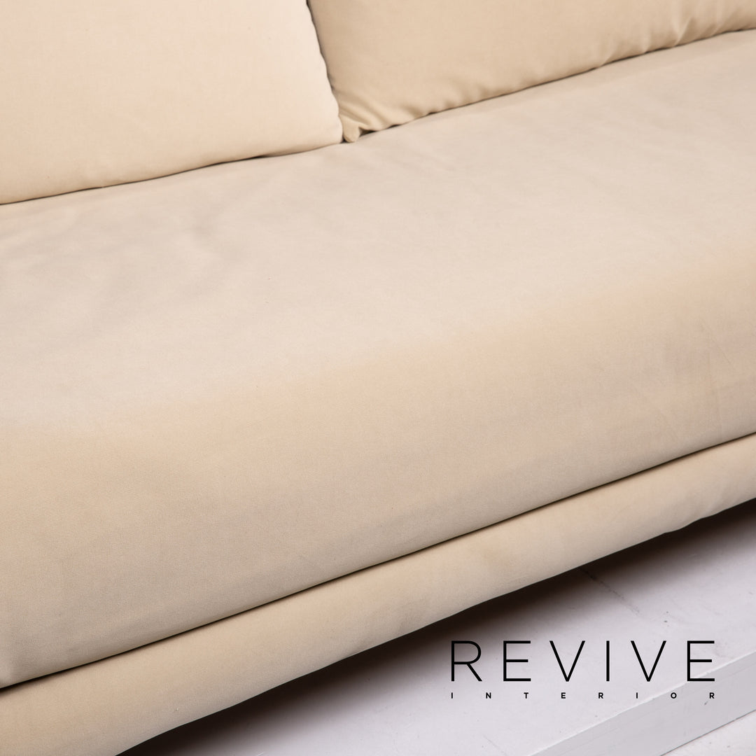 ligne roset Multy fabric sofa bed beige three-seater sofa function sleeping function couch #14142