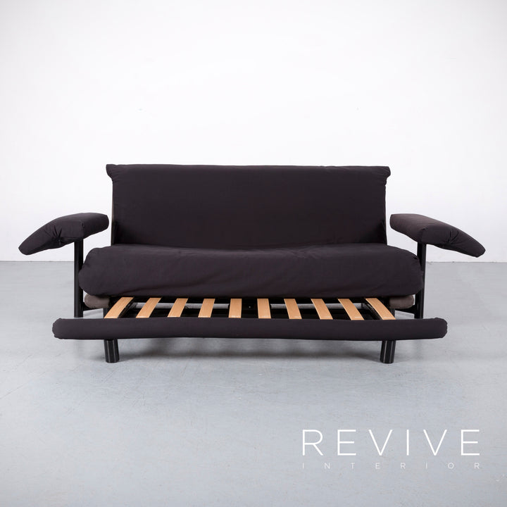 Ligne Roset Multy stoffen slaapbank bruin driezitsbank incl. armleuningen