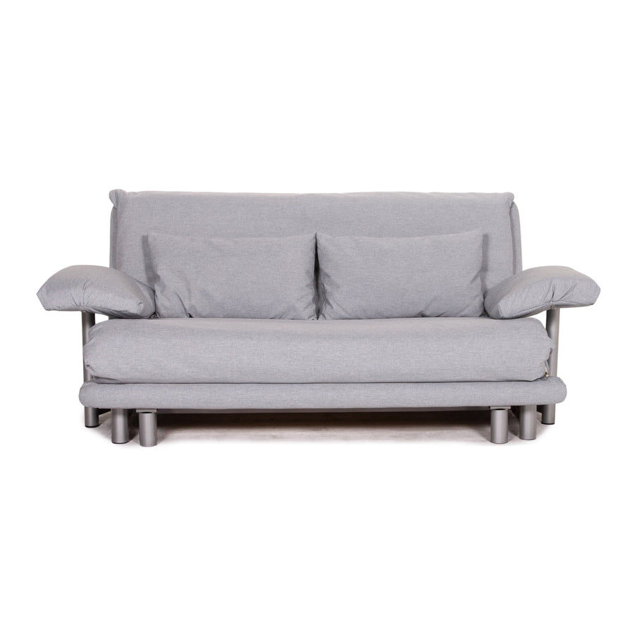 ligne roset Multy Stoff Dreisitzer Schlafsofa Grau Funktion Schlaffunktion Sofa Couch Neubezug