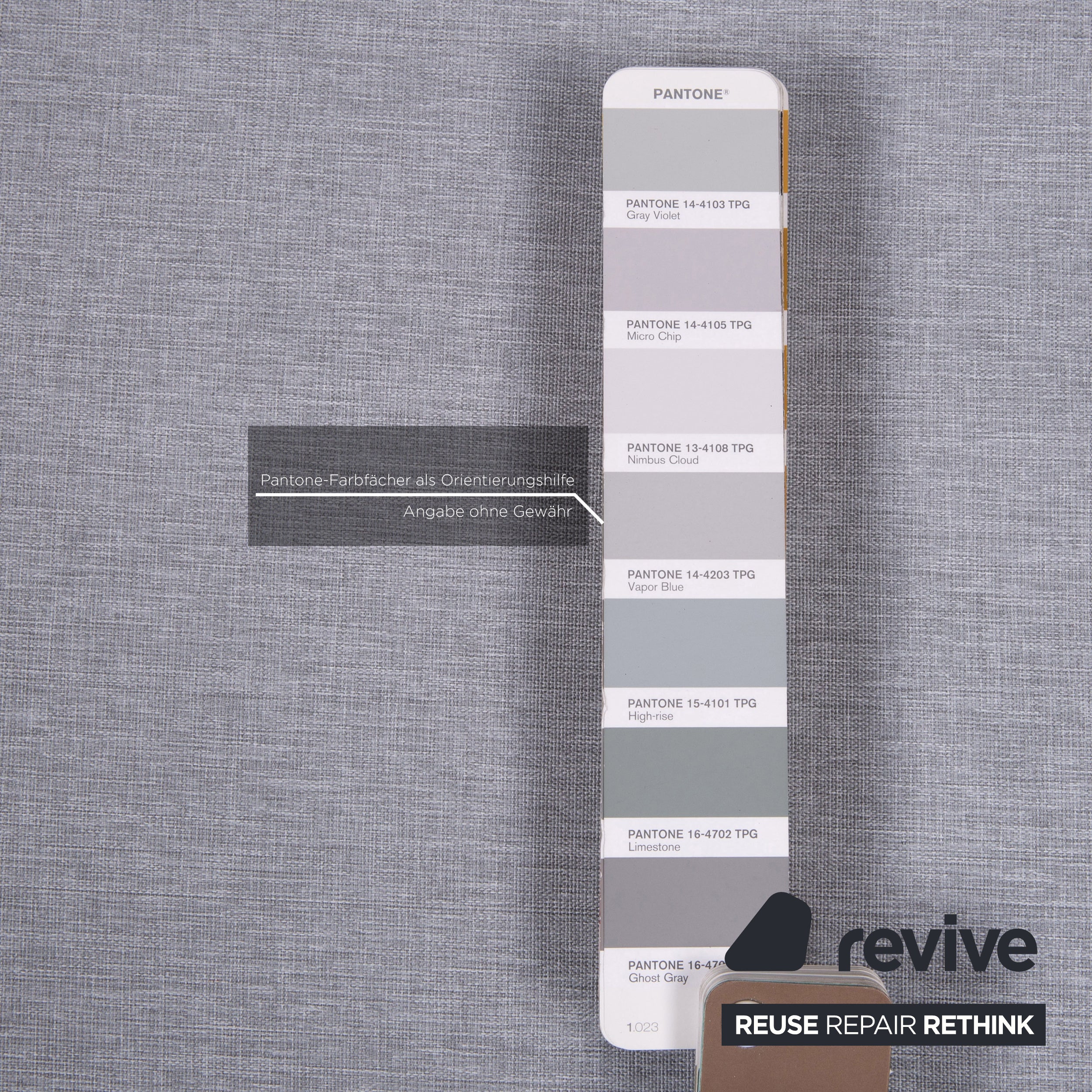 Ligne roset Canapé lit 3 places en tissu Multy gris fonction sommeil canapé housse neuve