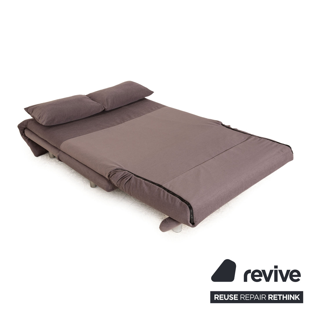 Ligne roset Canapé lit en tissu Multy gris canapé 2 places fonction sommeil canapé