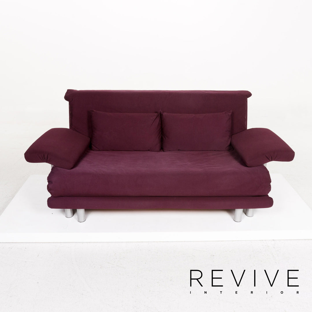 ligne roset Multy Stoff Dreisitzer Schlafsofa Lila Sofa Funktion Schlaffunktion inkl. Armlehnen