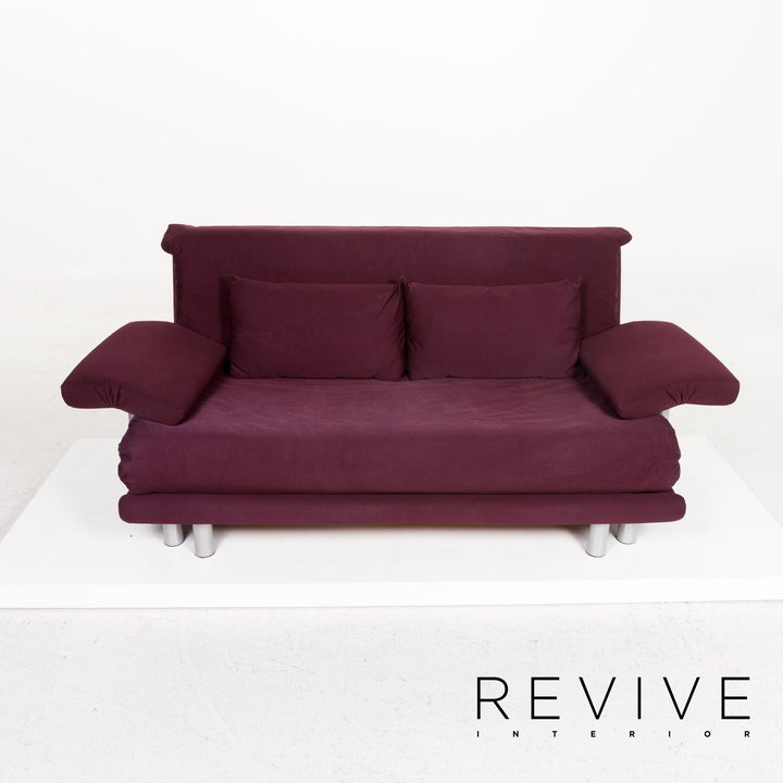 ligne roset Multy Stoff Dreisitzer Schlafsofa Lila Sofa Funktion Schlaffunktion inkl. Armlehnen