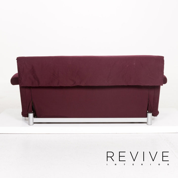 ligne roset Multy Stoff Dreisitzer Schlafsofa Lila Sofa Funktion Schlaffunktion inkl. Armlehnen