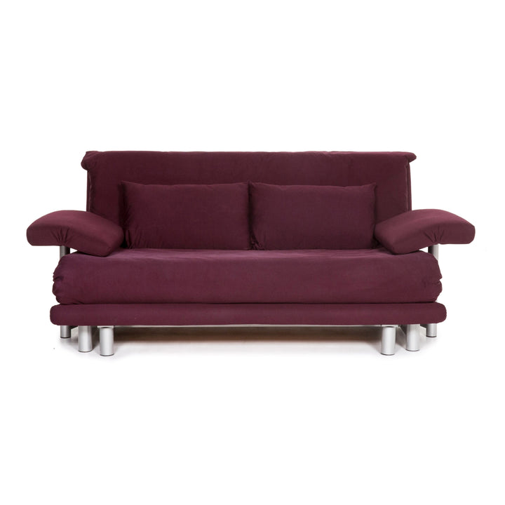 ligne roset Multy Stoff Dreisitzer Schlafsofa Lila Sofa Funktion Schlaffunktion inkl. Armlehnen