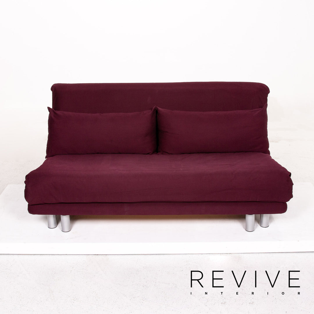 ligne roset Multy Stoff Schlafsofa Lila Sofa Schlaffunktion Funktion Couch #13608
