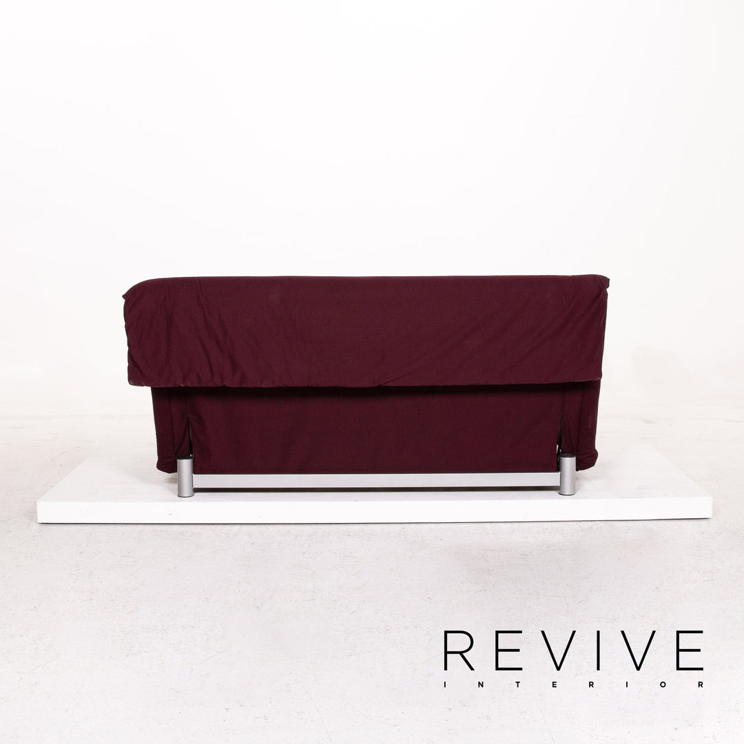 ligne roset Multy fabric sofa bed purple sofa sleep function couch #13608