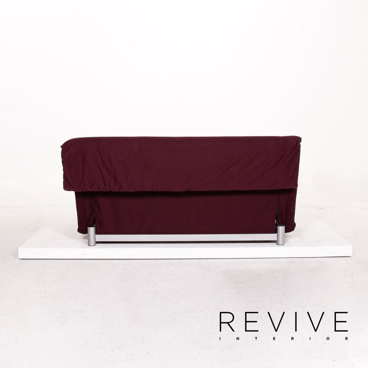 ligne roset Multy fabric sofa bed purple sofa sleep function couch #13608
