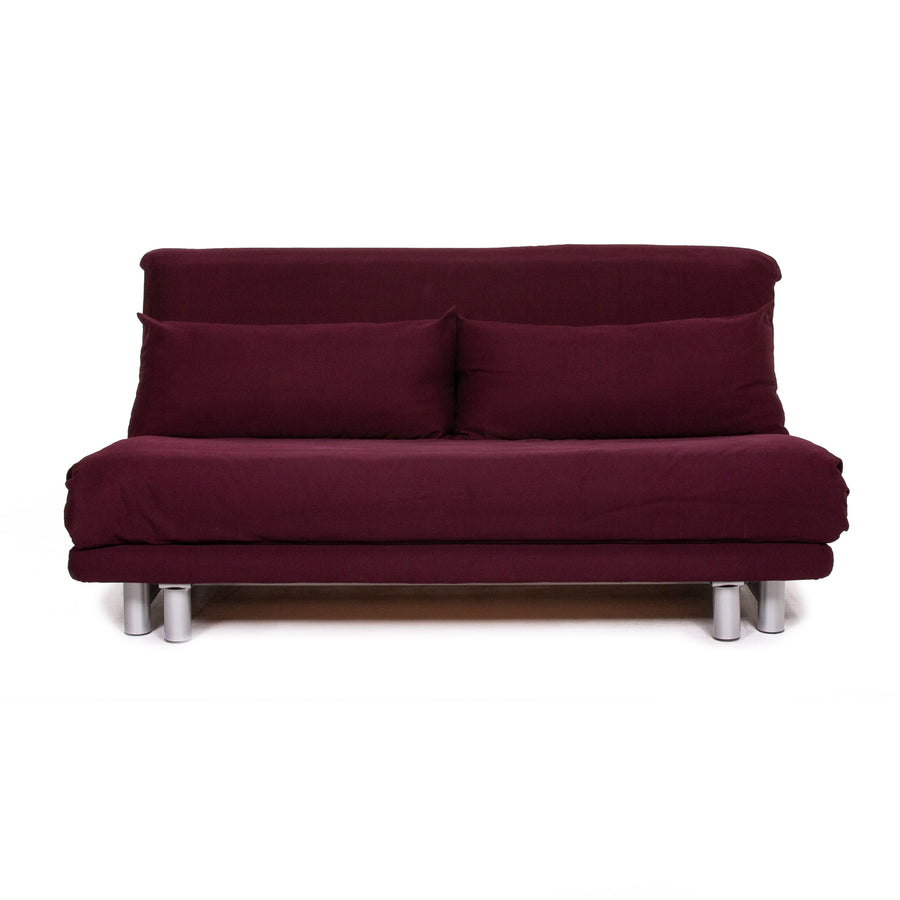 ligne roset Multy fabric sofa bed purple sofa sleep function couch #13608