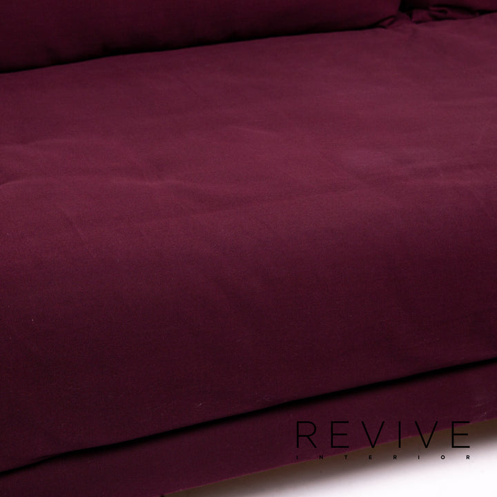 ligne roset Multy fabric sofa bed purple sofa sleep function couch #13608