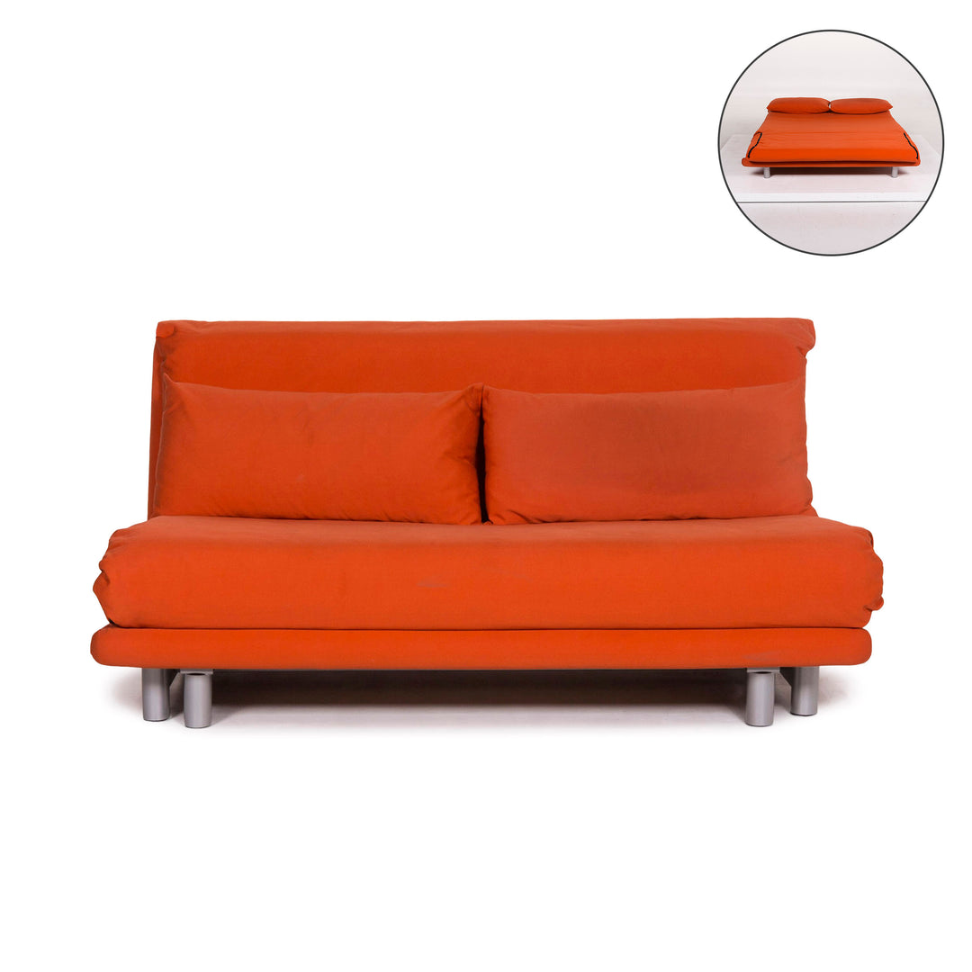 ligne roset Multy Stoff Schlafsofa Orange Sofa Dreisitzer Schlaffunktion Funktion Couch #12206