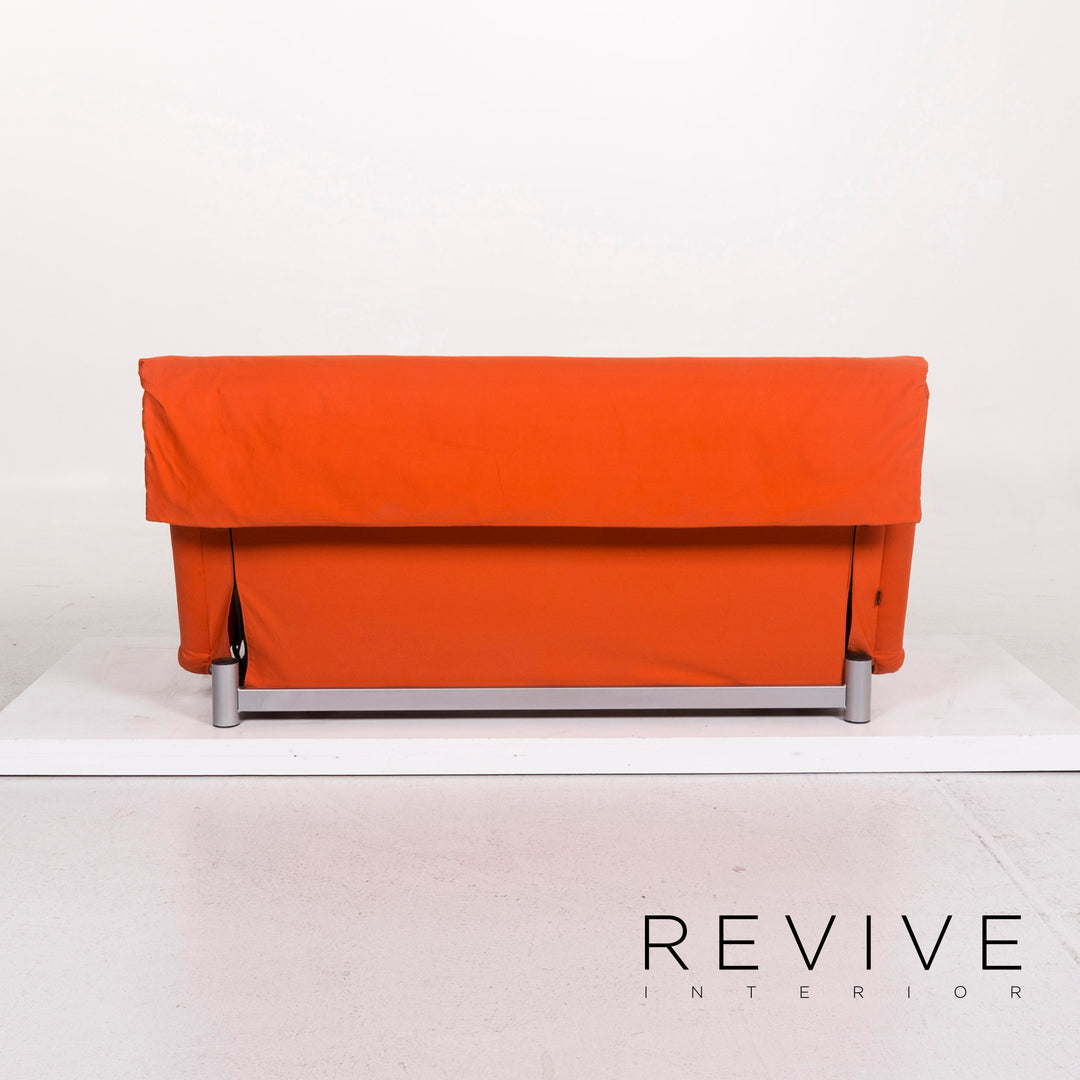 ligne roset Multy stoffen slaapbank oranje bank driezits slaapfunctie functie bank #12206