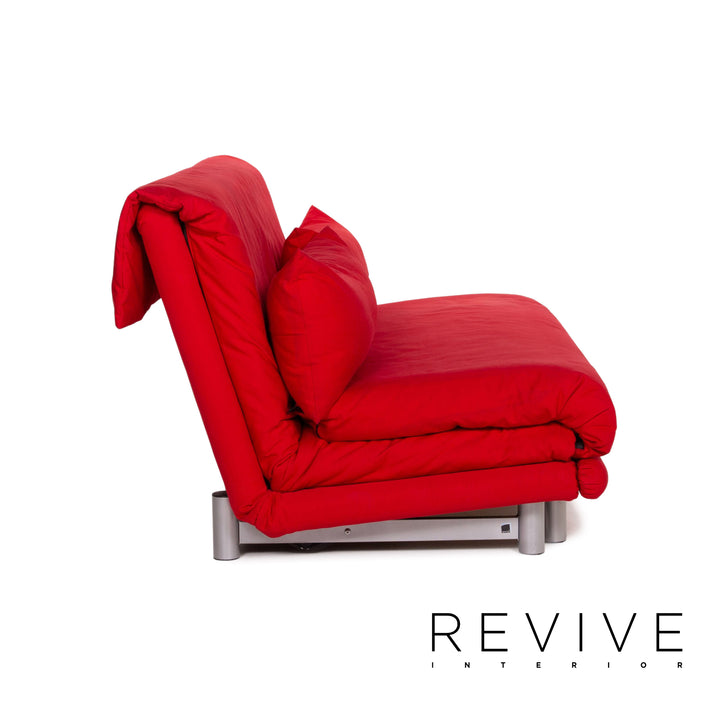 ligne roset Multy fabric sofa bed red three-seater function sleeping function couch