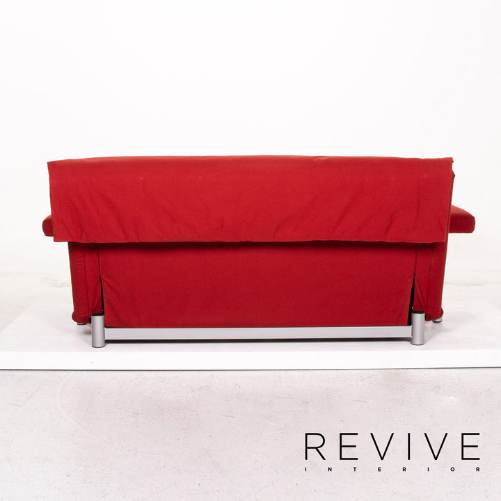 Ligne roset Multy tissu canapé lit trois places fonction canapé rouge fonction sommeil canapé #13607