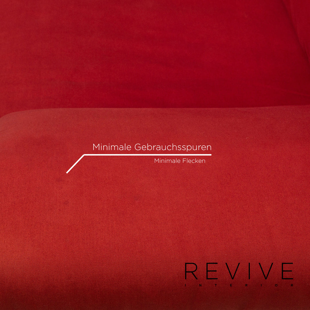 Ligne roset Multy tissu canapé lit trois places fonction canapé rouge fonction sommeil canapé #13607