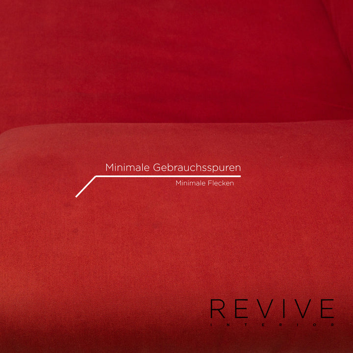 Ligne roset Multy tissu canapé lit trois places fonction canapé rouge fonction sommeil canapé #13607