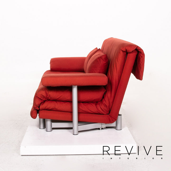 ligne roset Multy fabric three-seater sofa bed red sofa function sleeping function couch #13607