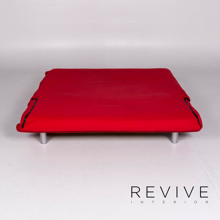 ligne roset Multy Stoff Schlafsofa Rot Dreisitzer Sofa Schlaffunktion Funktion Couch #10472