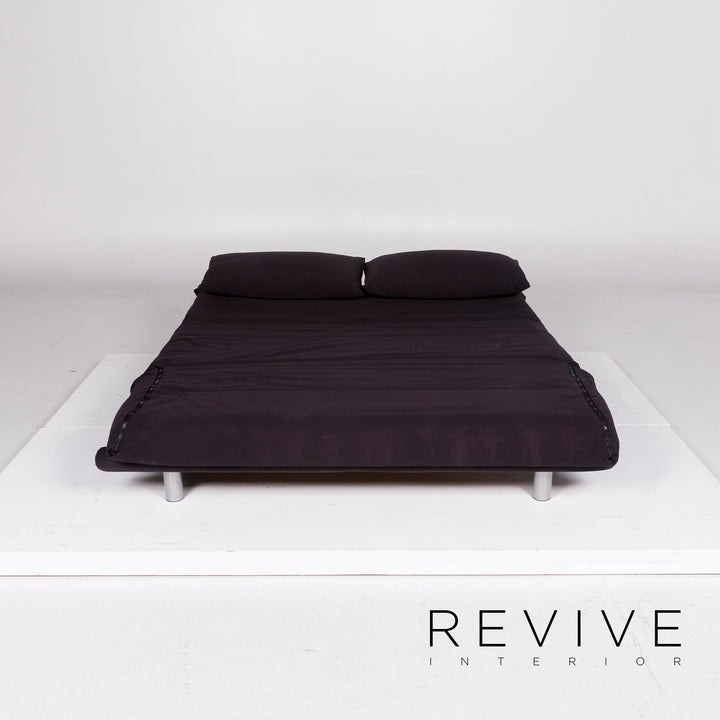 ligne roset Multy Stoff Schlafsofa Schwarz Sofa Dreisitzer Schlaffunktion Funktion Couch #11196