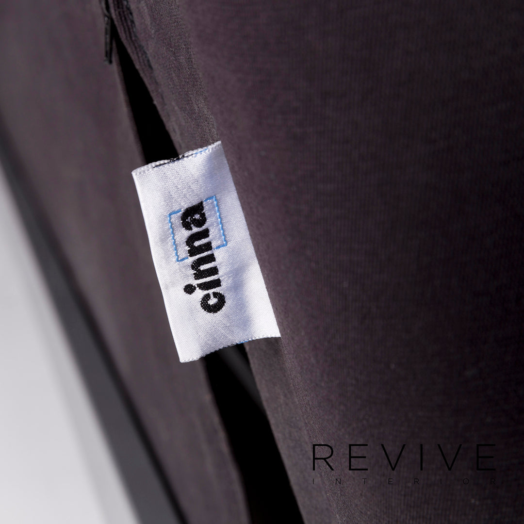ligne roset Multy Stoff Schlafsofa Schwarz Sofa Dreisitzer Schlaffunktion Funktion Couch #11196