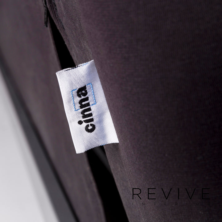ligne roset Multy Stoff Schlafsofa Schwarz Sofa Dreisitzer Schlaffunktion Funktion Couch #11196