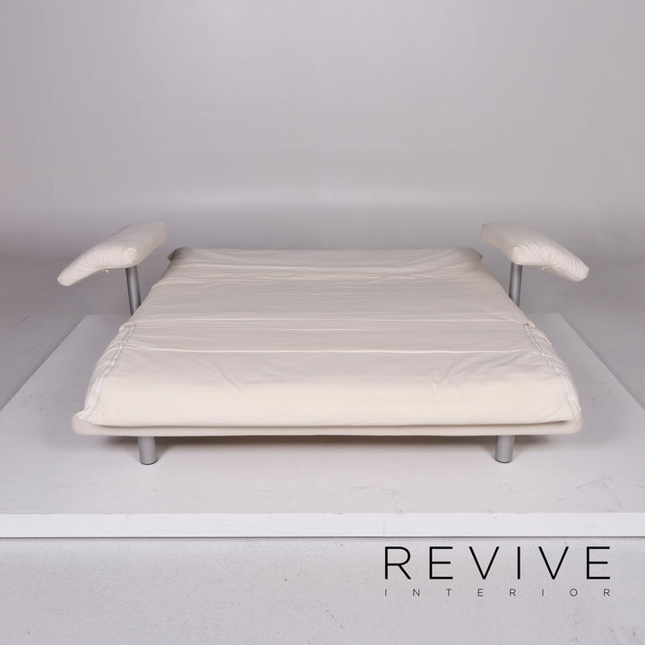 ligne roset Multy Stoff Schlafsofa Dreisitzer Weiß Sofa Funktion Schlaffunktion Couch inkl. Armlehnen