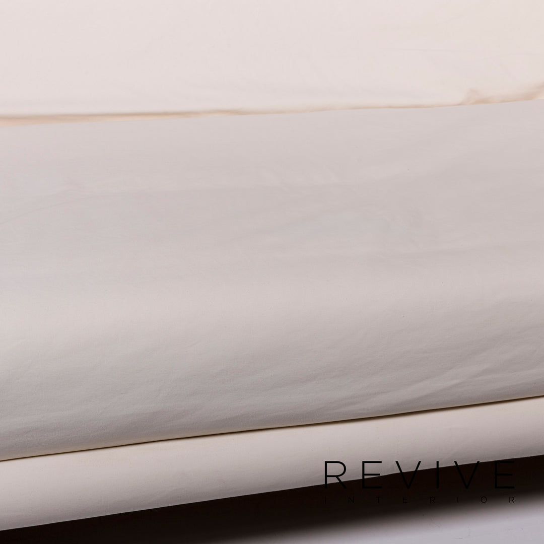 ligne roset Multy Stoff Schlafsofa Dreisitzer Weiß Sofa Funktion Schlaffunktion Couch inkl. Armlehnen